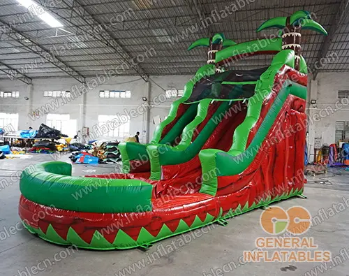  Jungle trees water slide