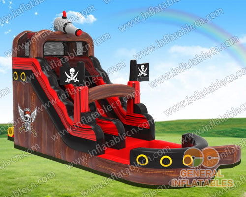  Pirate ship water slide
