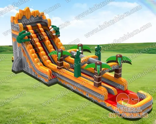 GWS-358 T-rex dual lane water slide n slip