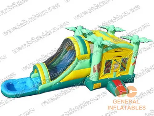 GWS-036 Tropical Area Inflatable Slide Combo