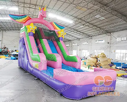 GWS-379 Unicorn inflatable water slides