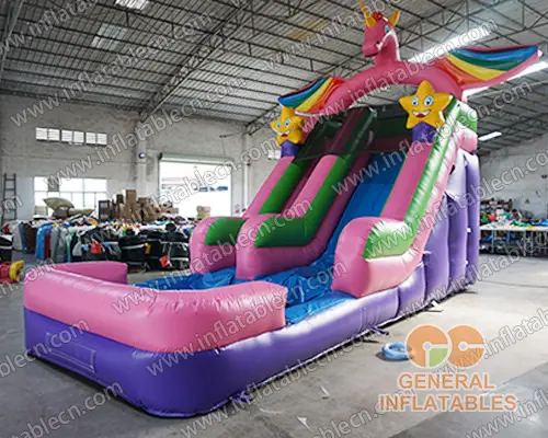 GWS-379 Unicorn inflatable water slides