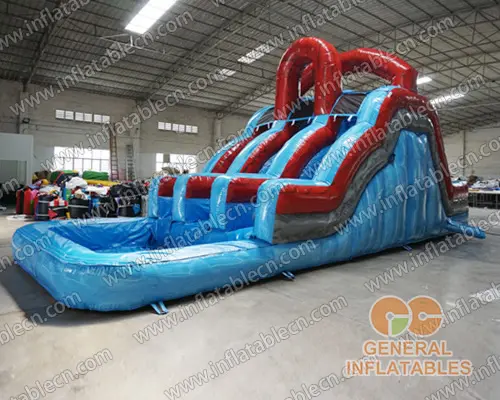 GWS-384 3 lanes water slide