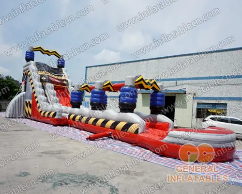 GWS-385 27 Ft High Voltage Water Slide N Slip For Sale