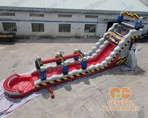 GWS-385 27 Ft High Voltage Water Slide N Slip For Sale