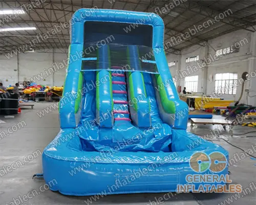 GWS-387 Backyard water slide dual lane