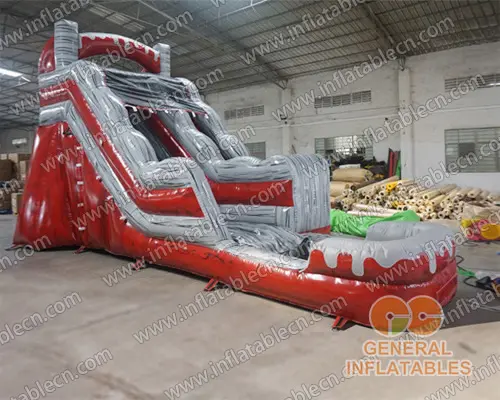 GWS-390 Red marble water slide