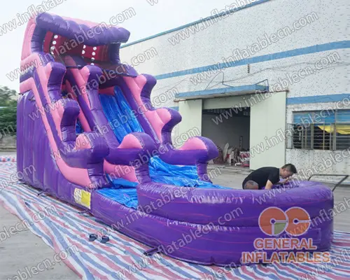 GWS-391 Purple marble water slide