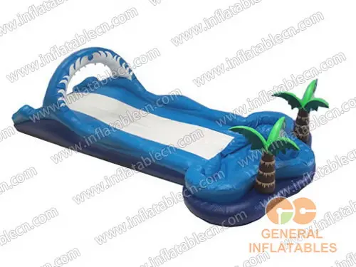 GWS-040 Tobogán inflable de carril único Slip N Dip