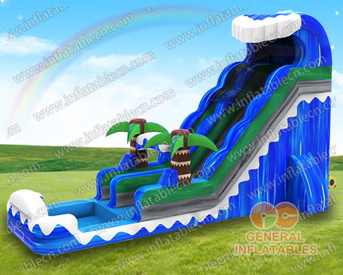 GWS-400 22 pies Blue Crush Water Slide