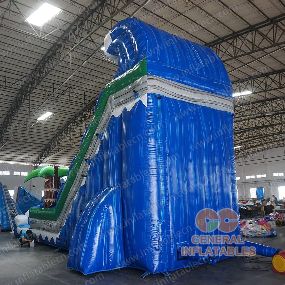 GWS-400 مجموعة الماء الزجاج الأزرق 22 فت