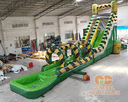 GWS-404 Toxic water slide n slip with pool