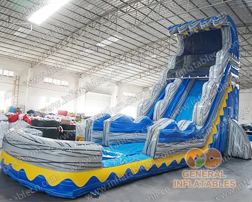 GWS-407 Blue wave water slide