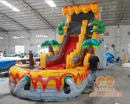 GWS-408 T-rex water slide