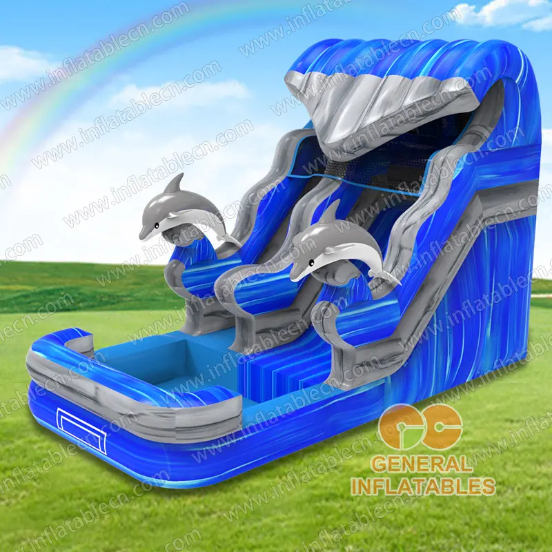 GWS-410 Dolphin wave water slide