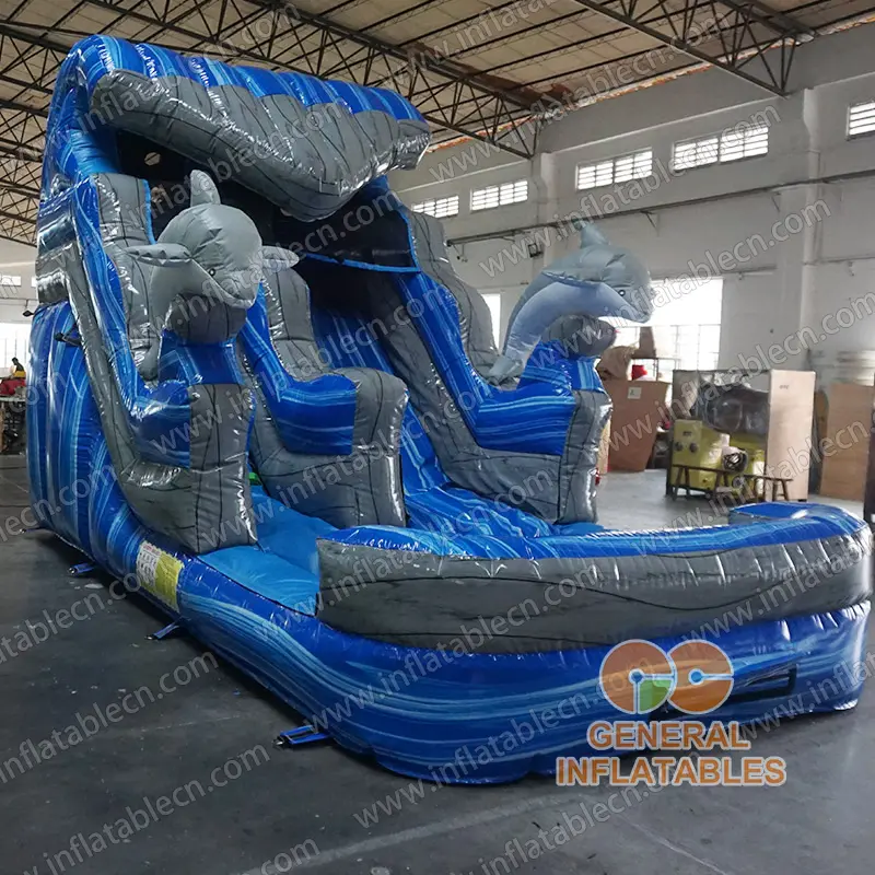 GWS-410 Dolphin wave water slide