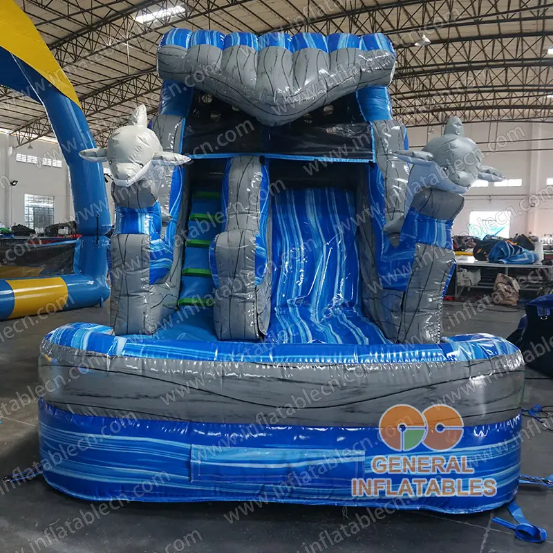 GWS-410 Dolphin wave water slide