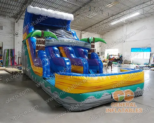 GWS-414 Wave dual lane water slide