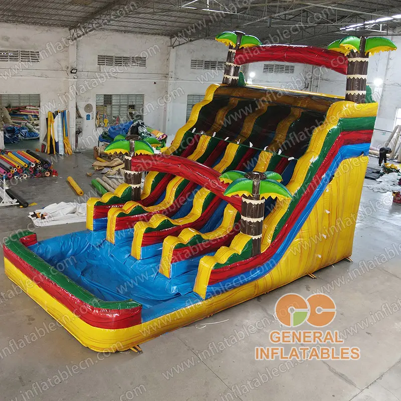 GWS-420 Triple Lane water slide