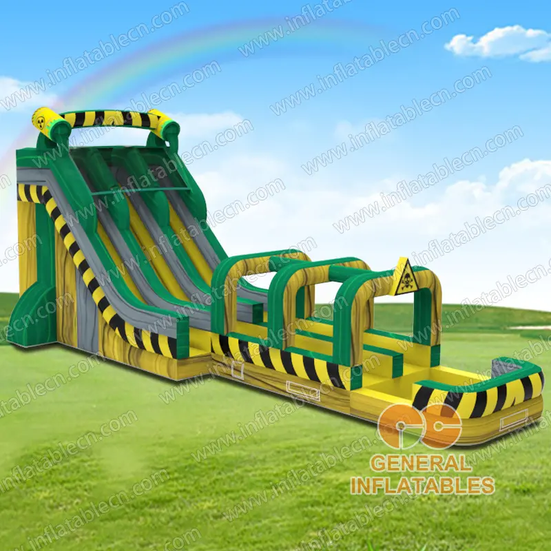 GWS-435 Toxic water slide n slip with pool