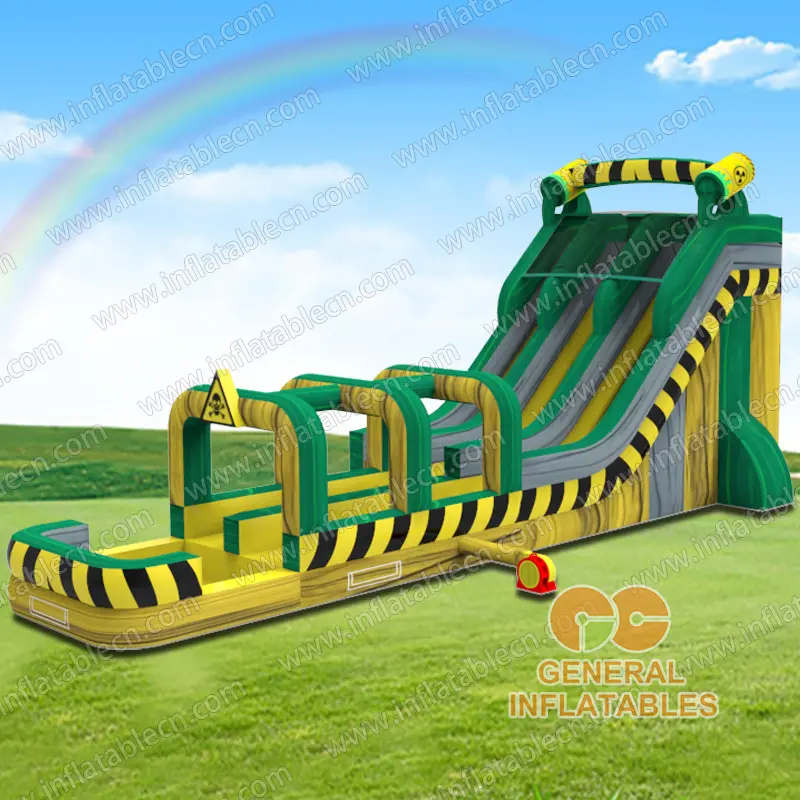 GWS-435 Toxic water slide n slip with pool