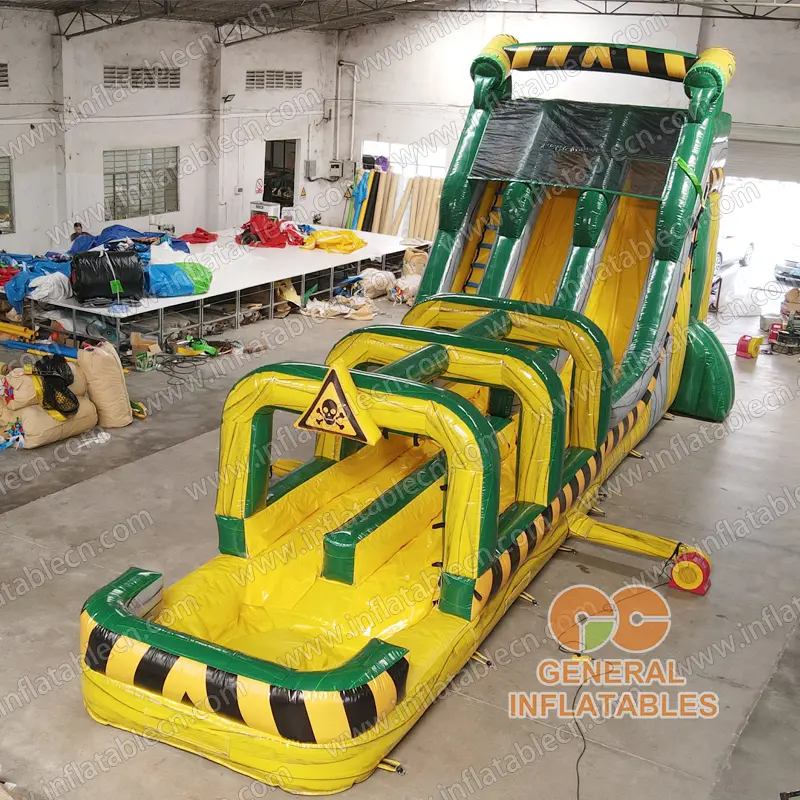 GWS-435 Toxic water slide n slip with pool