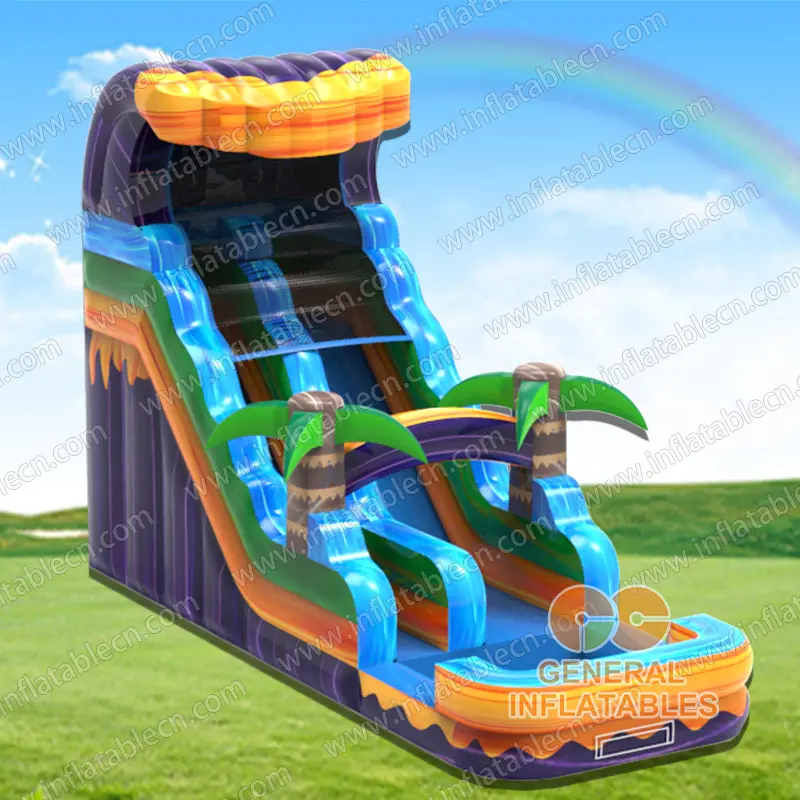 GWS-436 Tropical Wave Water Slide