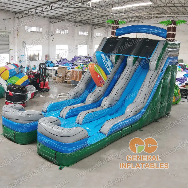 GWS-451 Surf water slide dual lanes