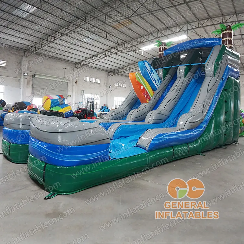 GWS-451 Surf water slide dual lanes