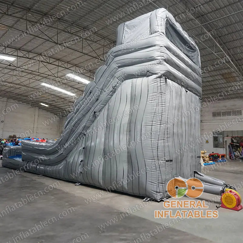 GWS-452 Grey marble dual lane water slides