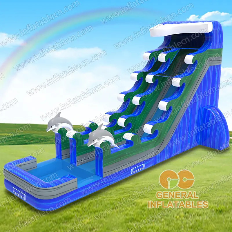 GWS-456 Dolphin wave water slide