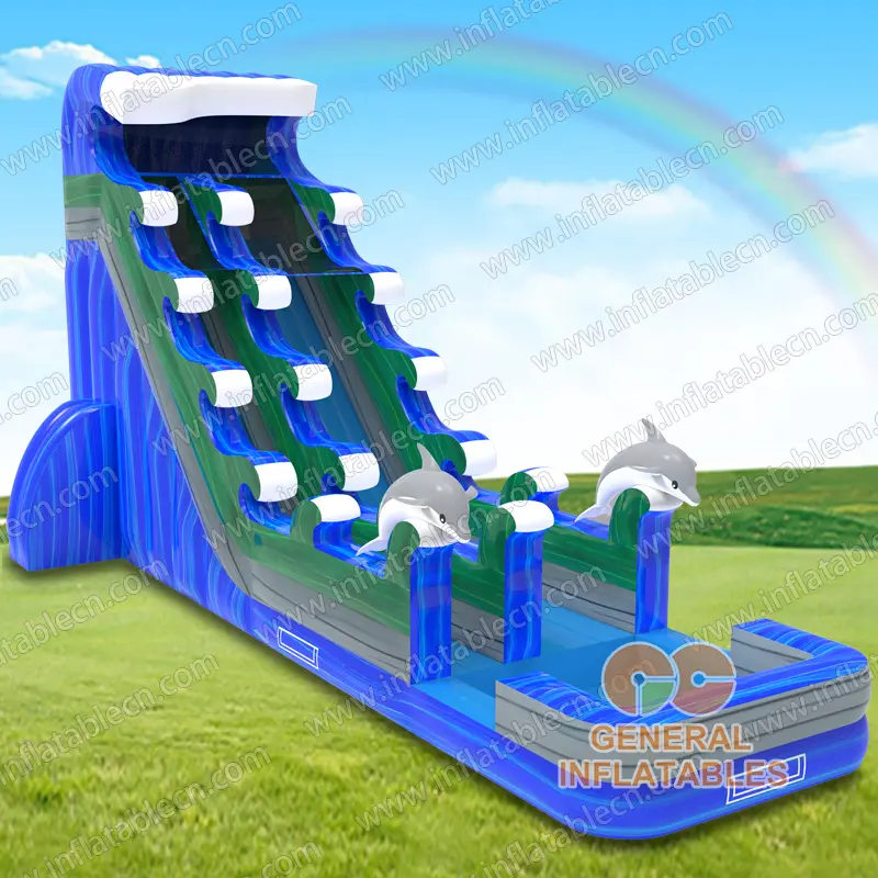 GWS-456 Dolphin wave water slide