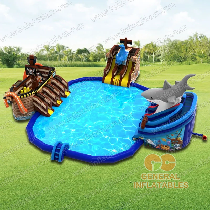 GWS-469 Pirate inflatable pool water park