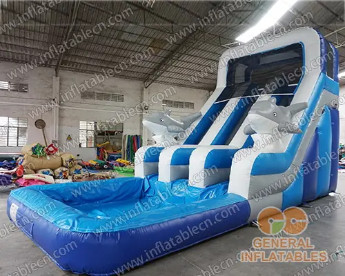 GWS-046 Dolphin dual water slide