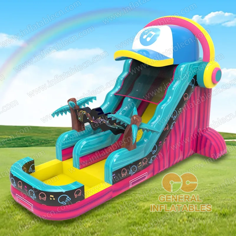 GWS-477 Toboggan aquatique rythme musical
