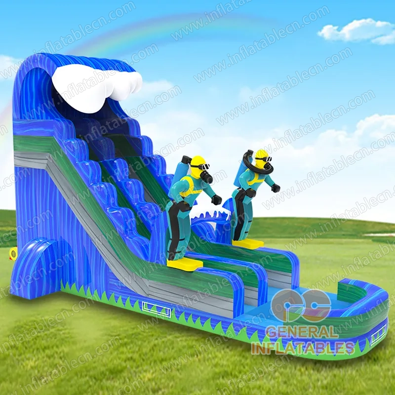   Diver water slide