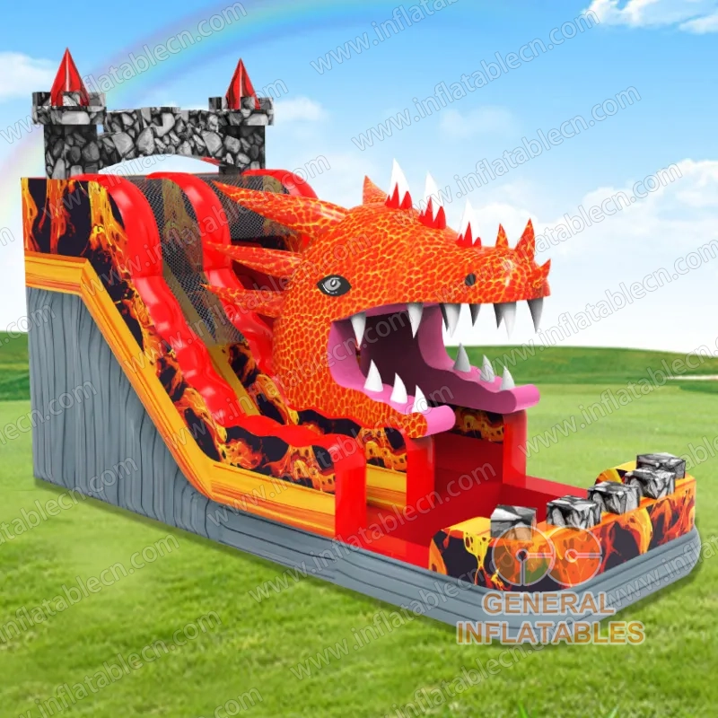 19ft Dragon Shape Inflatable Water Slide