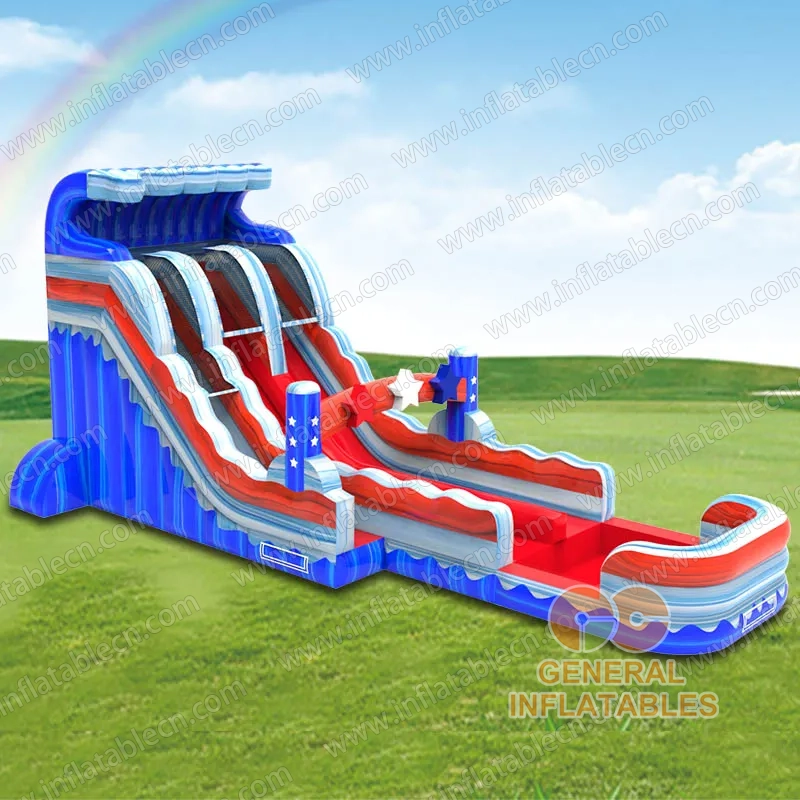 GWS-495 Sternenbanner-Wellen-Doppelrutsche