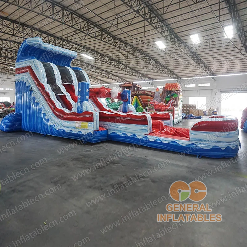 GWS-495 Sternenbanner-Wellen-Doppelrutsche