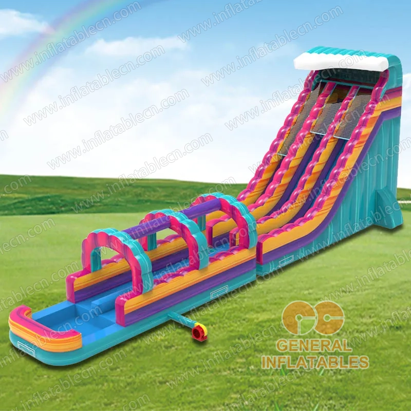 GWS-498 Toboggan aquatique tropical + Glisse et glisse