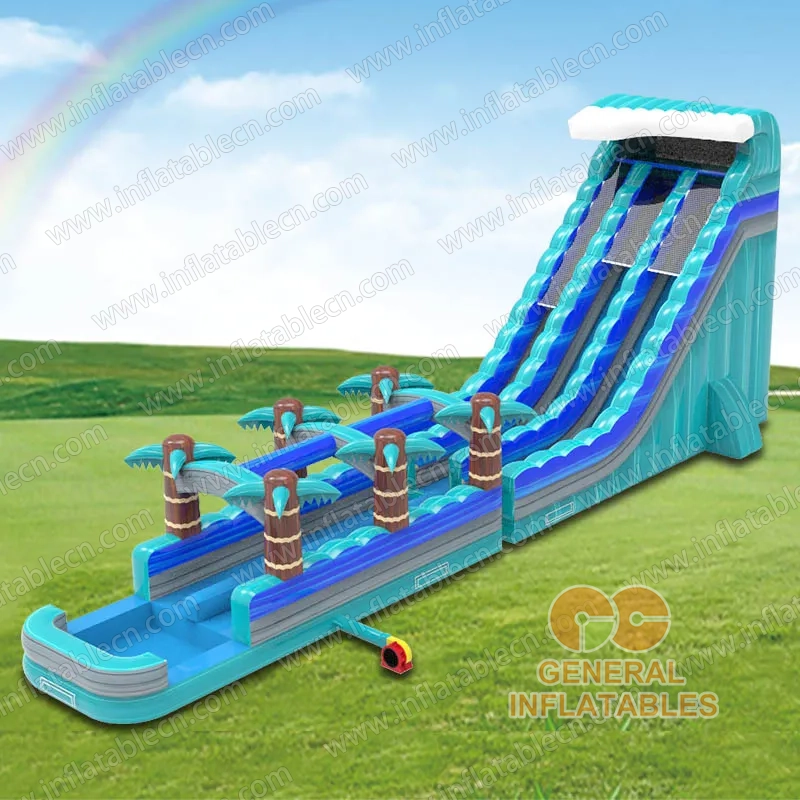 GWS-499 Toboggan aquatique tropical + Glisse et glisse