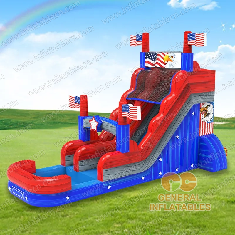GWS-505 Stars-and-Stripes-Wasserrutsche