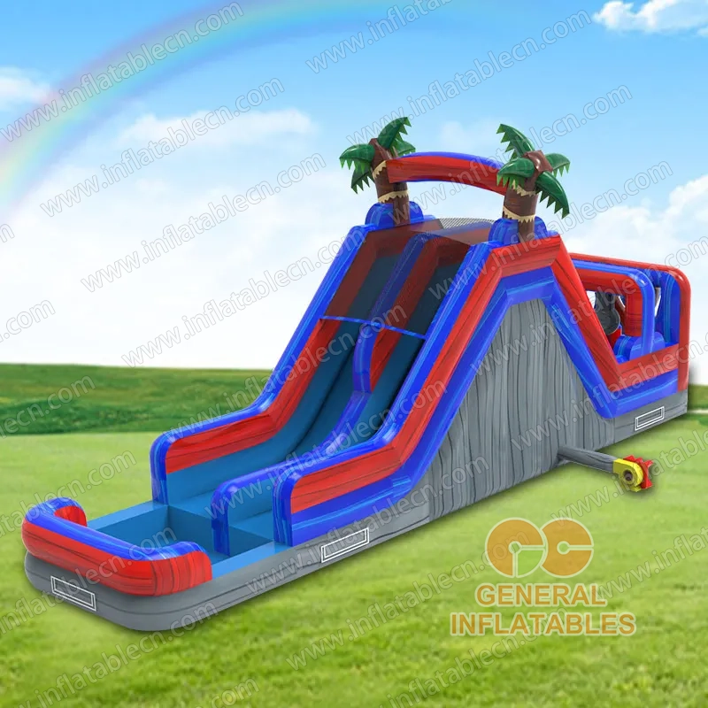 GWS-523 Red and Blue Obstacle Slide