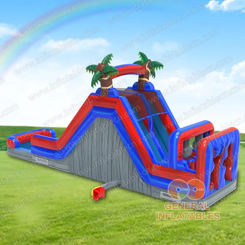 GWS-523 Red and Blue Obstacle Slide