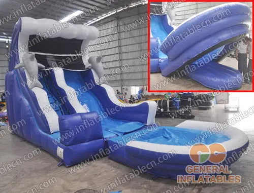 GWS-058 Water slide with cushion