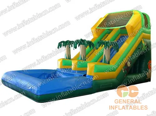  Tropical Dual Lane Water Slide