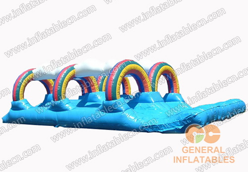 GWS-065 Inflatable Rainbow N Dip Slide