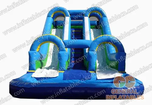 GWS-069 2 Lane Blue Water Slide