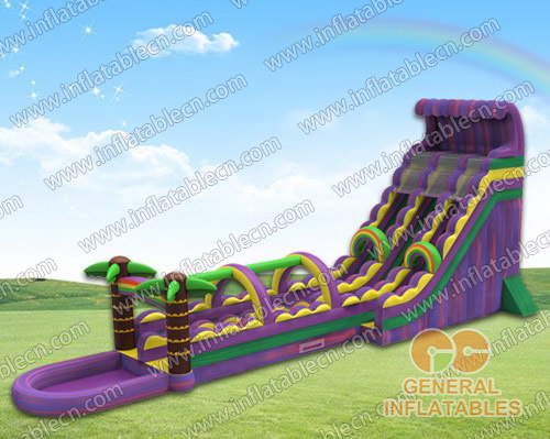 GWS-007 Purple giant water slide