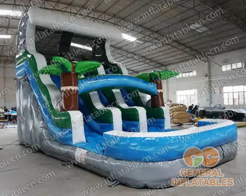  Grey marble wave water slide